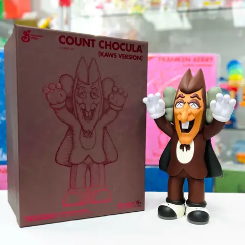 Figura KAWS Monsters Count Chocula, art toy de colección