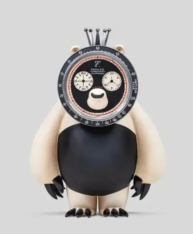 Honmono Taiketsu Paul Panda 6241, una figura de art toy de edición limitada.